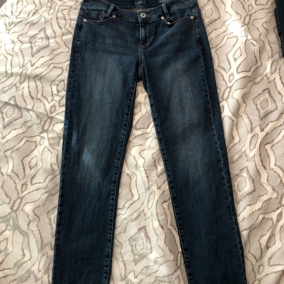 J. Jill Weekender Straight Leg Jeans 0P - Mystic Wash - Picture 2 of 7